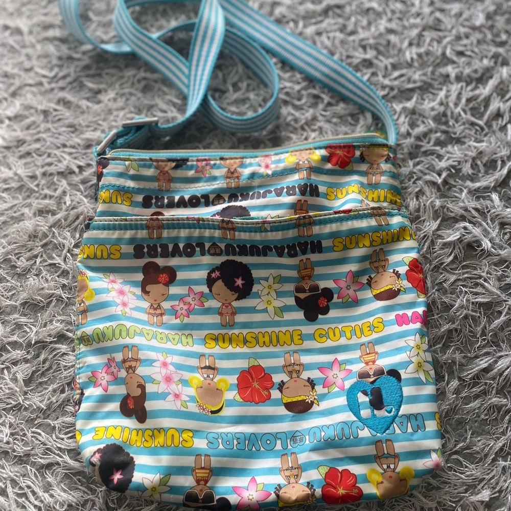 Harajuku Lovers Sunshine Cuties nylon Crossbody Bag